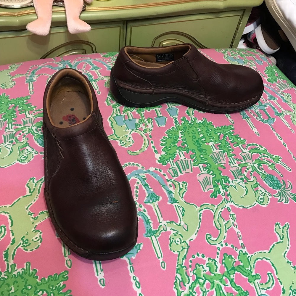 Red Wing 1621 Safety Toe Leather Work Loafers Slip-On Shoes Womens 8.5
